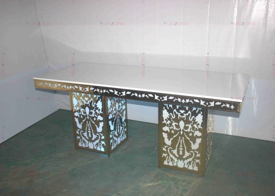 Stylistic Lighted Pub Table ชุดโต๊ะเก้าอี้ผับ 4000X1200X750mm