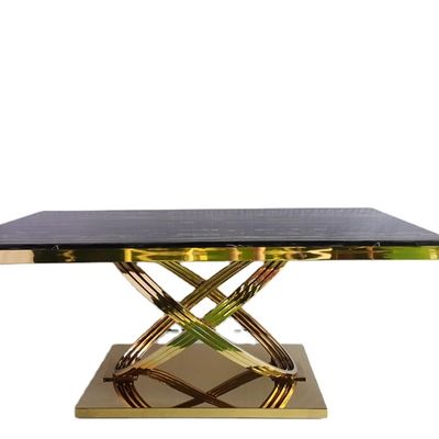 ราคาดี 60 นิ้ว หน้ากว้างโต๊ะอาหารสีขาว 100 ปอนด์น้ําหนัก วัสดุมาร์บอร์ ออนไลน์