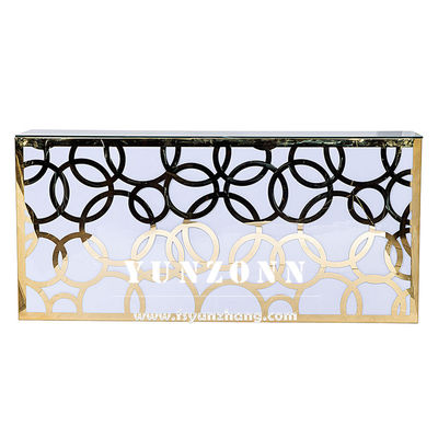 ราคาดี ชั้นวางบาร์ห้องนั่งเล่นสี่เหลี่ยมพร้อมล้อถอดได้เฟอร์นิเจอร์โรงแรมที่ทนทาน ออนไลน์