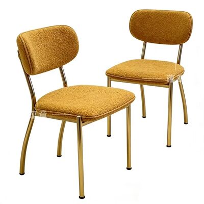 ราคาดี เก้าอี้เจ้าสาวสแตนเลส เก้าอี้แต่งงาน เก้าอี้ทานอาหารกำมะหยี่ หรูหราทันสมัยสำหรับงานอีเว้นท์ ออนไลน์