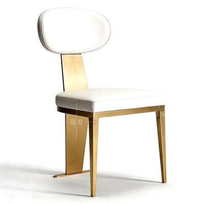 ราคาดี โต๊ะรับประทานอาหารงานแต่งงานจากเหล็กไร้ขัดสีทอง เนื้อผ้าหนังสังเคราะห์ เฟอร์นิเจอร์ อาหาร โต๊ะอาหารร้านอาหาร ออนไลน์