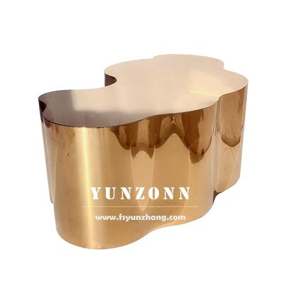 ราคาดี เฟอร์นิเจอร์ห้องนั่งเล่นสไตล์กระเป๋าสตาร์ลสแตนเลสโมเดิร์นทอง กาแฟ ต้นไม้โต๊ะ กระเป๋าสตาร์ลสไตล์ ออนไลน์