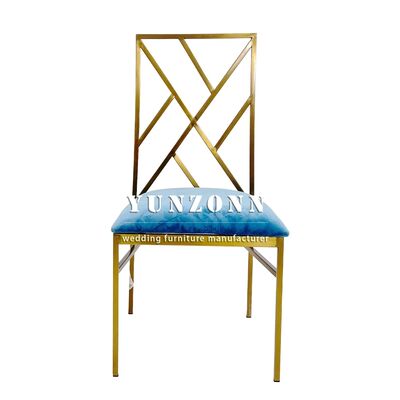 ราคาดี เก้าอี้ Chiavari สีทองขาวสำหรับงานเลี้ยงแต่งงานในโรงงานจีนพร้อมเบาะรอง ออนไลน์
