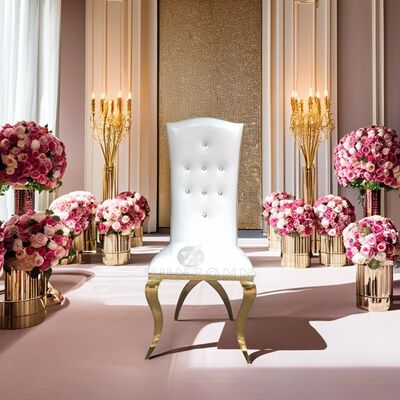 ราคาดี หลังค้างสูงหรู นั่งทานข้าว ทอง สแตนเลสขาครัส สําหรับห้องนั่งเล่นกลางแจ้ง โรงแรมและงานแต่งงาน ออนไลน์