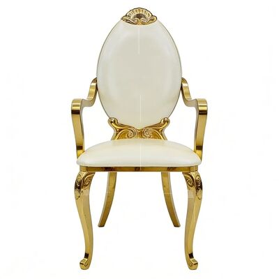 ราคาดี โมเดิร์นลักชัวร์ทองเหล็กไร้ขัด ทนทานหลังสูง นั่งนั่งนั่งอาหาร สําหรับโรงแรม ออนไลน์