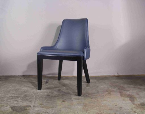 ราคาดี ร้านอาหารหรูสีน้ำเงินเข้มเบาะห้องรับประทานอาหารเก้าอี้สแตนเลสสไตล์นอร์ดิก INS Cafe ออนไลน์