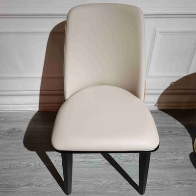 ราคาดี บ้าน ไม้เนื้อแข็ง High End เก้าอี้รับประทานอาหารที่ทันสมัย ​​พนักพิงหนังเบาะเก้าอี้ห้องรับประทานอาหาร ออนไลน์