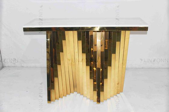 ราคาดี โต๊ะรับประทานอาหารกระจกนิรภัยที่ทันสมัยหรูหราพร้อมฐานโลหะที่ทนทาน ออนไลน์