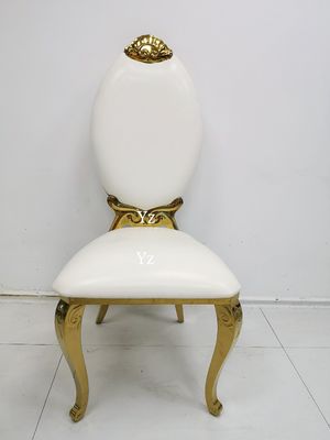 ราคาดี รับประทานอาหารเก้าอี้จัดเลี้ยงงานแต่งงานหลังสูงผ้าสแตนเลสสำหรับกิจกรรม W50xD65xH110cm ออนไลน์