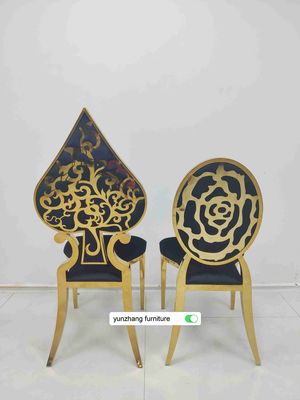 ราคาดี เก้าอี้จัดเลี้ยงงานแต่งงานสแตนเลสกลับออกแบบสำหรับเหตุการณ์ W50xD65xH92cm ออนไลน์