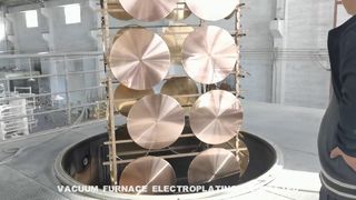 กระบวนการชุบทองสุญญากาศของผลิตภัณฑ์เฟอร์นิเจอร์ทอง